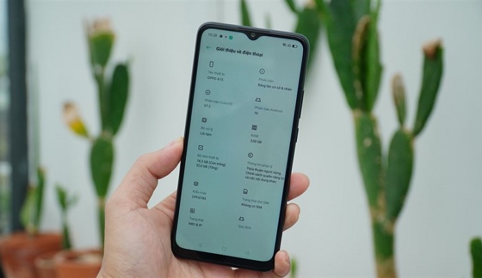 Cấu hình OPPO A15 vừa đủ dùng