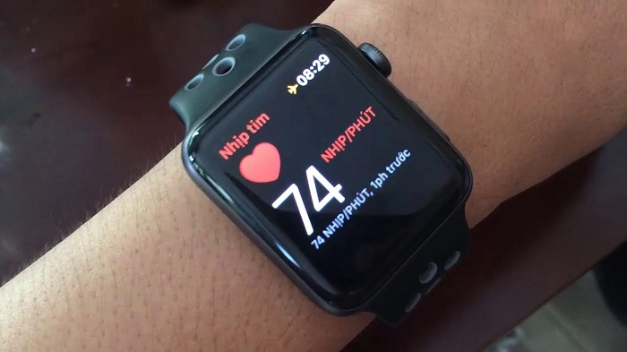 Apple Watch đo được nhịp tim