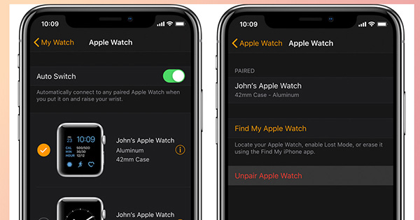 Cách bỏ liên kết Apple Watch với iPhone