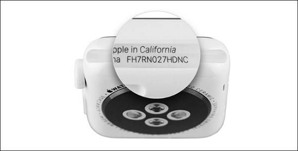 Kiểm tra serial, iMei trên Apple Watch trên đồng hồ (1)