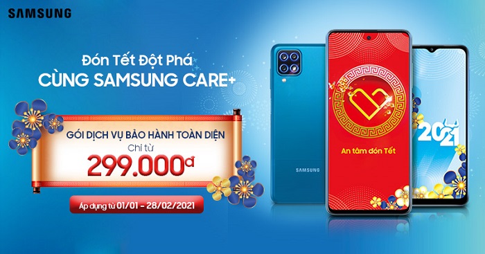 Mua gói dịch vụ bảo hành toàn diện Samsung Care+ giá chỉ từ 299K