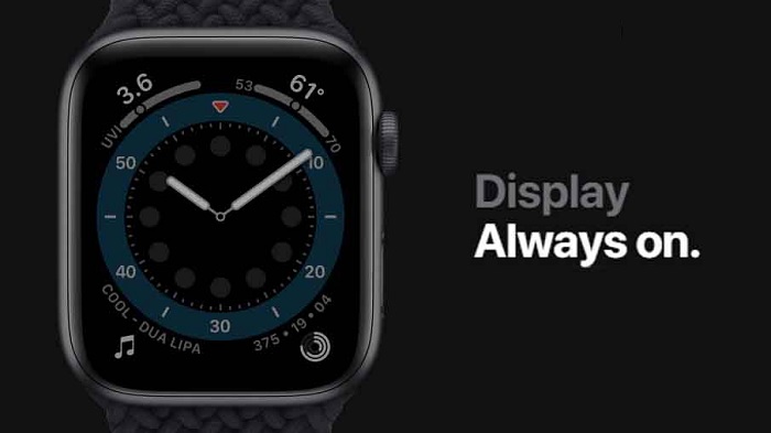 Apple Watch series 6 có màn hình Always Display