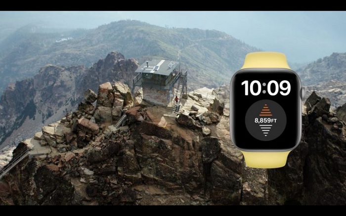 Apple Watch series 6 có tính năng đo độ cao theo thời gian thực