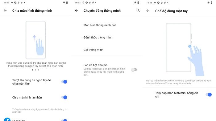 Bật lối tắt trợ năng thông minh