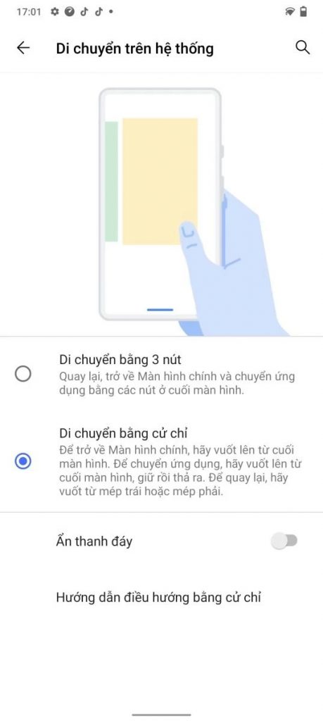 Di chuyển trong hệ thống