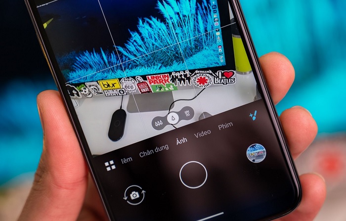 Giao diện camera trên Nokia 5.4