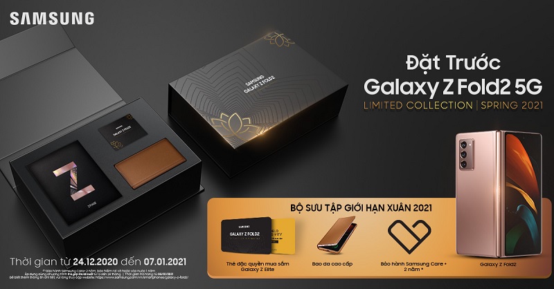Bộ sưu tập Galaxy Z Fold 2 5G phiên bản giới hạn Xuân 2021
