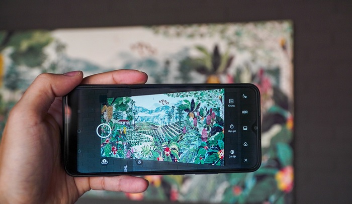 Giao diện camera của Realme C20