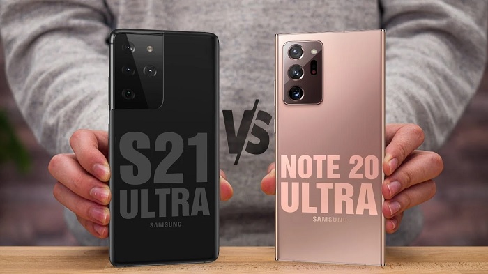 So sánh Samsung Galaxy S21 Ultra và Galaxy Note 20 Ultra
