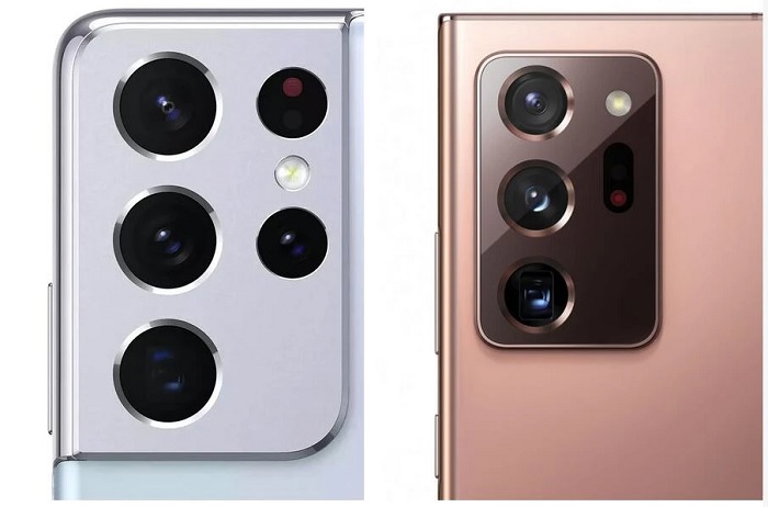 Camera của hai máy có sự khác biệt lớn