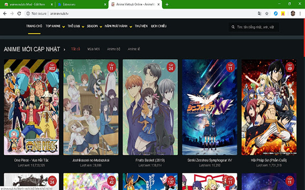 Khám phá TOP 8 web xem Anime dành cho tín đồ Anime hay nhất