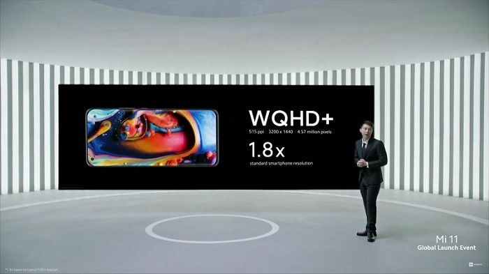 Xiaomi giới thiệu về màn hình của Mi 11