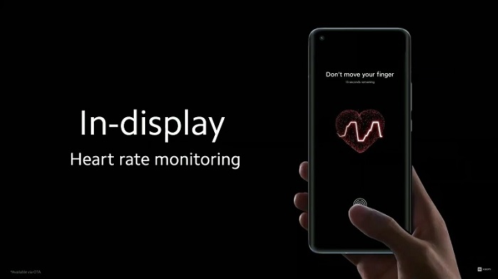 Xiaomi Mi 11 đo được nhịp tim