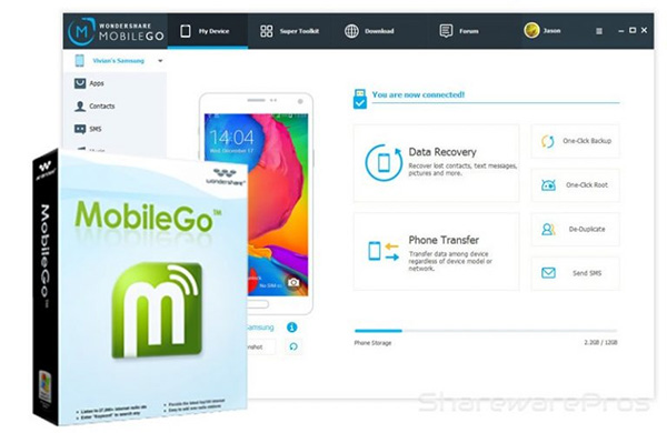 Sử dụng Wondershare MobileGo để dọn rác Android