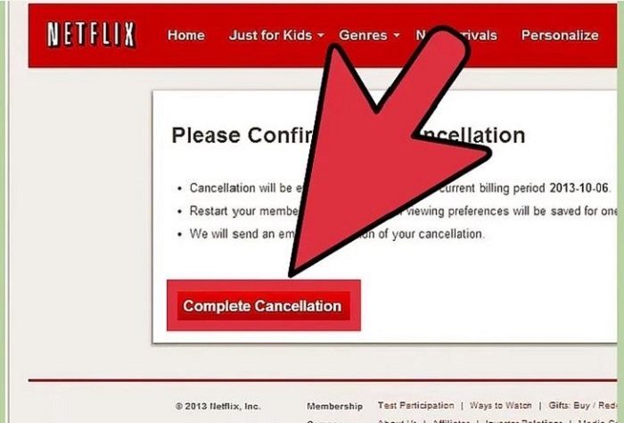 cách hủy đăng ký Netflix