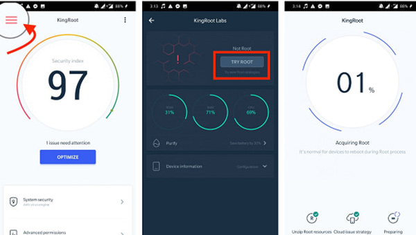 Hướng dẫn cách Root điện thoại Android bằng ứng dụng KingRoot