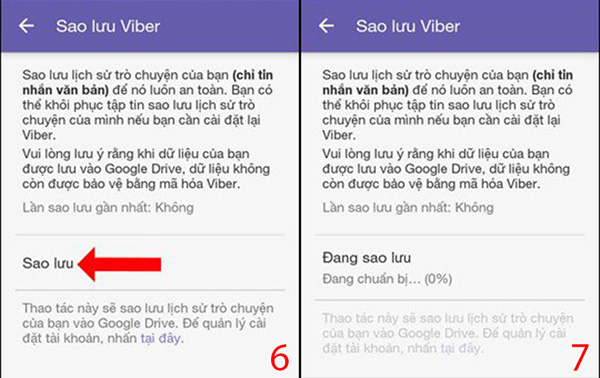 Cách chuyển tin nhắn Viber từ Android sang iPhone (2)