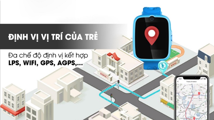 Tính năng định vị vị trí của trẻ rất hữu ích