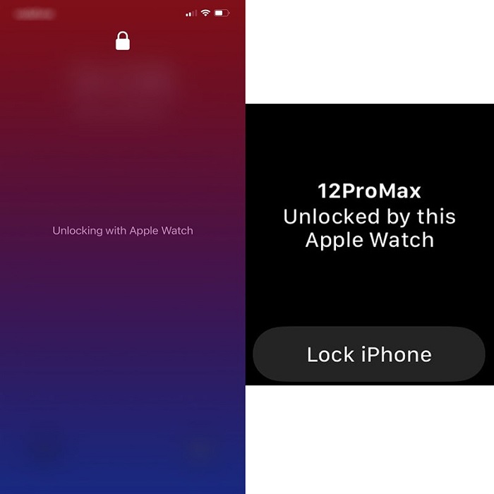 Mở khóa iPhone qua Apple Watch