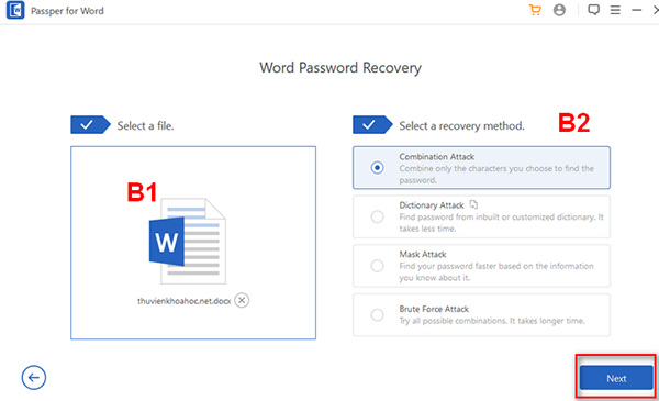Cách phá mật khẩu file Word bằng phần mềm (1)
