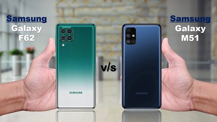 So sánh Galaxy F62 và Galaxy M51