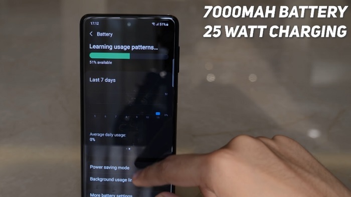 Samsung Galaxy F62 sở hữu viên pin dung lượng cực khủng 7.000 mAh
