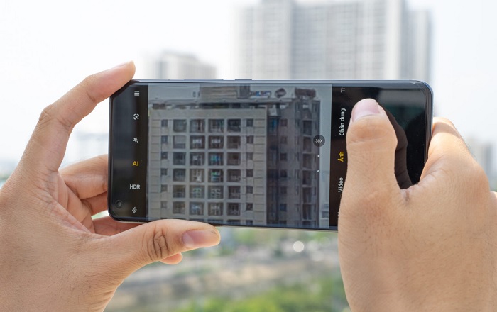 Giao diện camera trên Xiaomi Mi 11