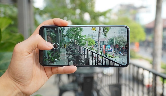 Giao diện camera trên OPPO A15s