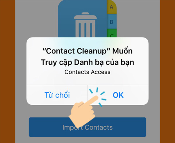 Xóa trùng lặp số điện thoại qua phần mềm Contact Cleanup