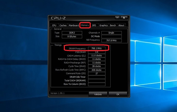 Cách 1: Sử dụng ứng dụng CPU-Z (1)