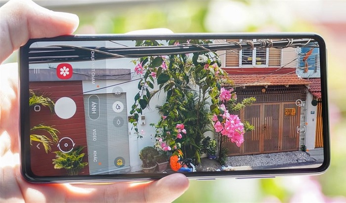 Giao diện camera của Galaxy A52