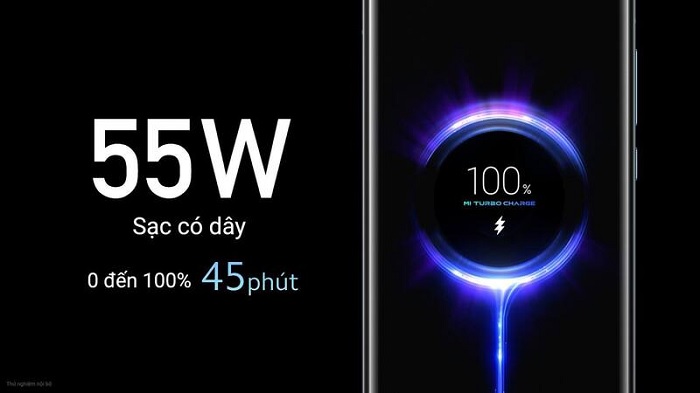 Xiaomi Mi 11 được tích hợp công nghệ sạc nhanh hàng đầu