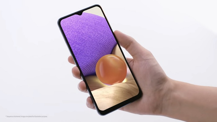 Galaxy A32 5G sau khi khởi động lên