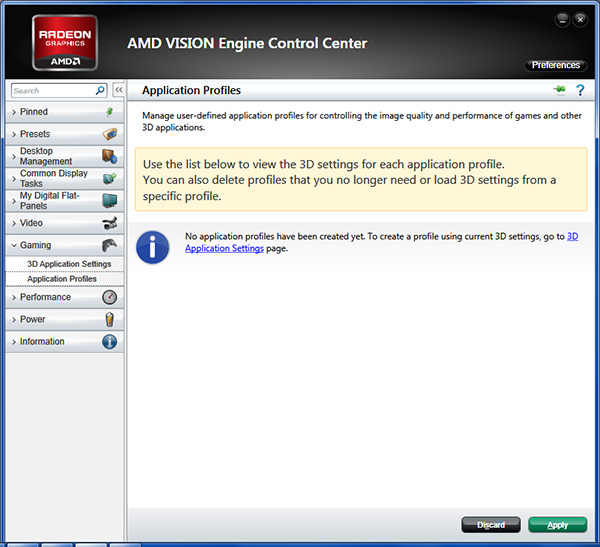 Phần mềm AMD Catalyst Control Center