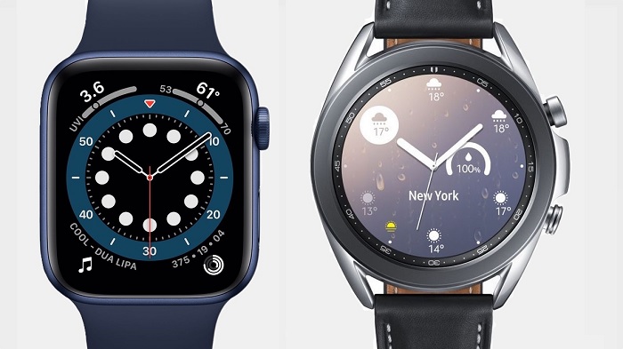 Galaxy Watch 3 chiếm ưu thế hơn về màn hình hiển thị