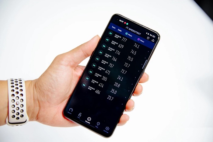 Kết quả test tốc độ 5G