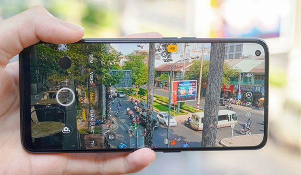 Giao diện camera trên Oppo A94.