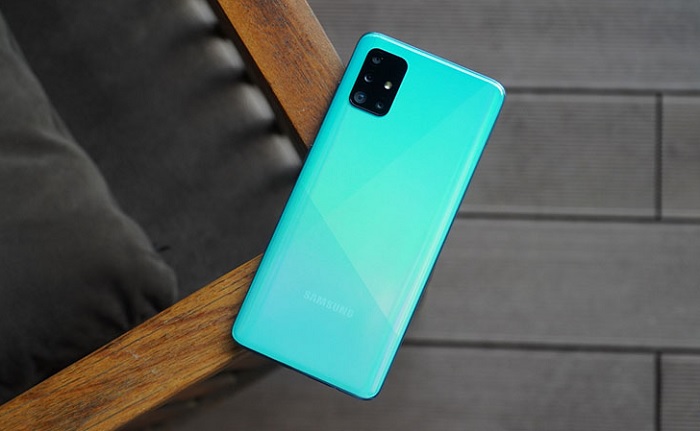 Mặt lưng của Galaxy A51