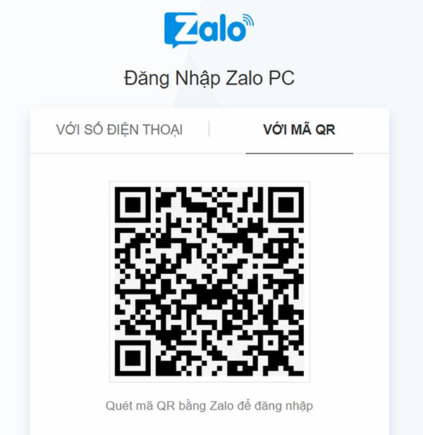 Đăng nhập Zalo Web vì như thế quét tước mã QR