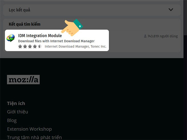 Hướng dẫn cách thêm IDM vào Firefox  (3)