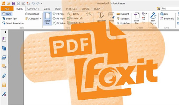 Cắt tệp tin PDF vì như thế Foxit Reader
