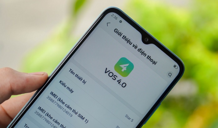 Vsmart Star 5 chạy trên giao diện VOS 4.0