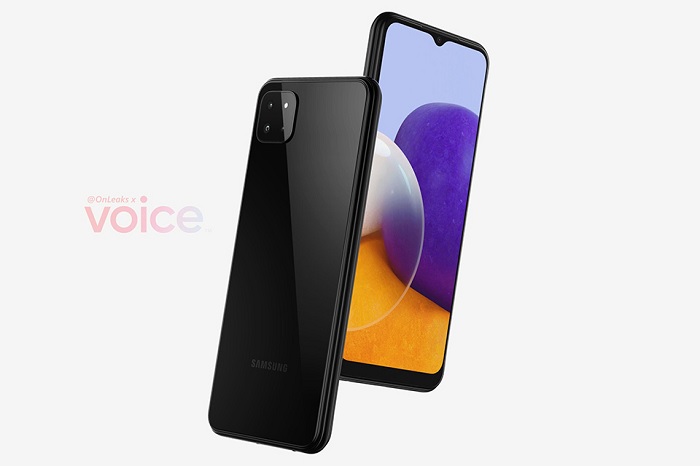 Ảnh Galaxy A22 5G rò rỉ trước đó