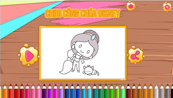 Chibi Disney Princess Drawing