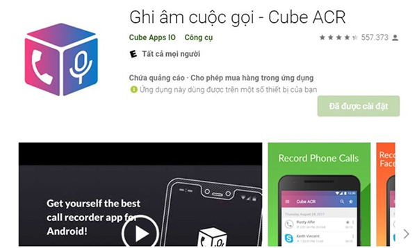 Ứng dụng Cube ACR 