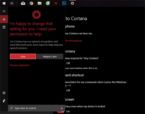 Hướng dẫn sử dụng Cortana trên Windows 10 (3)