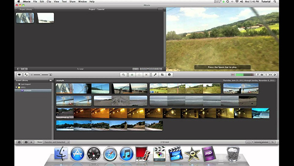 Phần mềm chỉnh sửa video trên máy tính iMovie 11