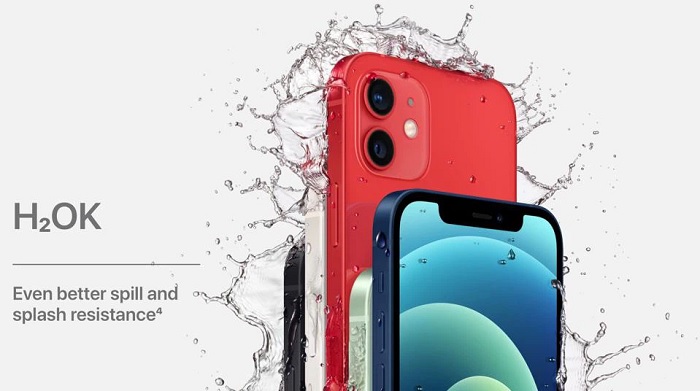 iPhone 12 series có khả năng chống nước tuyệt vời
