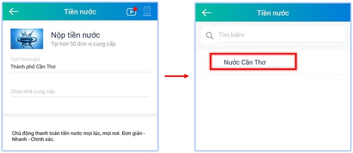 Chọn nhà cung cấp