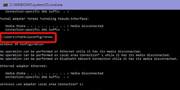 Cách 2: Thiết lập chế độ tự động sửa lỗi trên Windows với mạng dây (2)